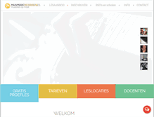 Tablet Screenshot of mainmusicschool.nl
